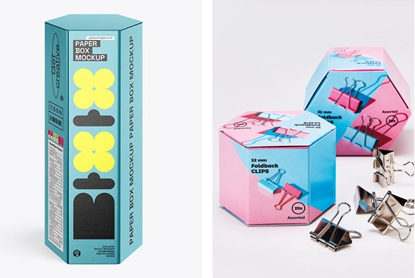 3-cardboard-Hexagon-Boxes